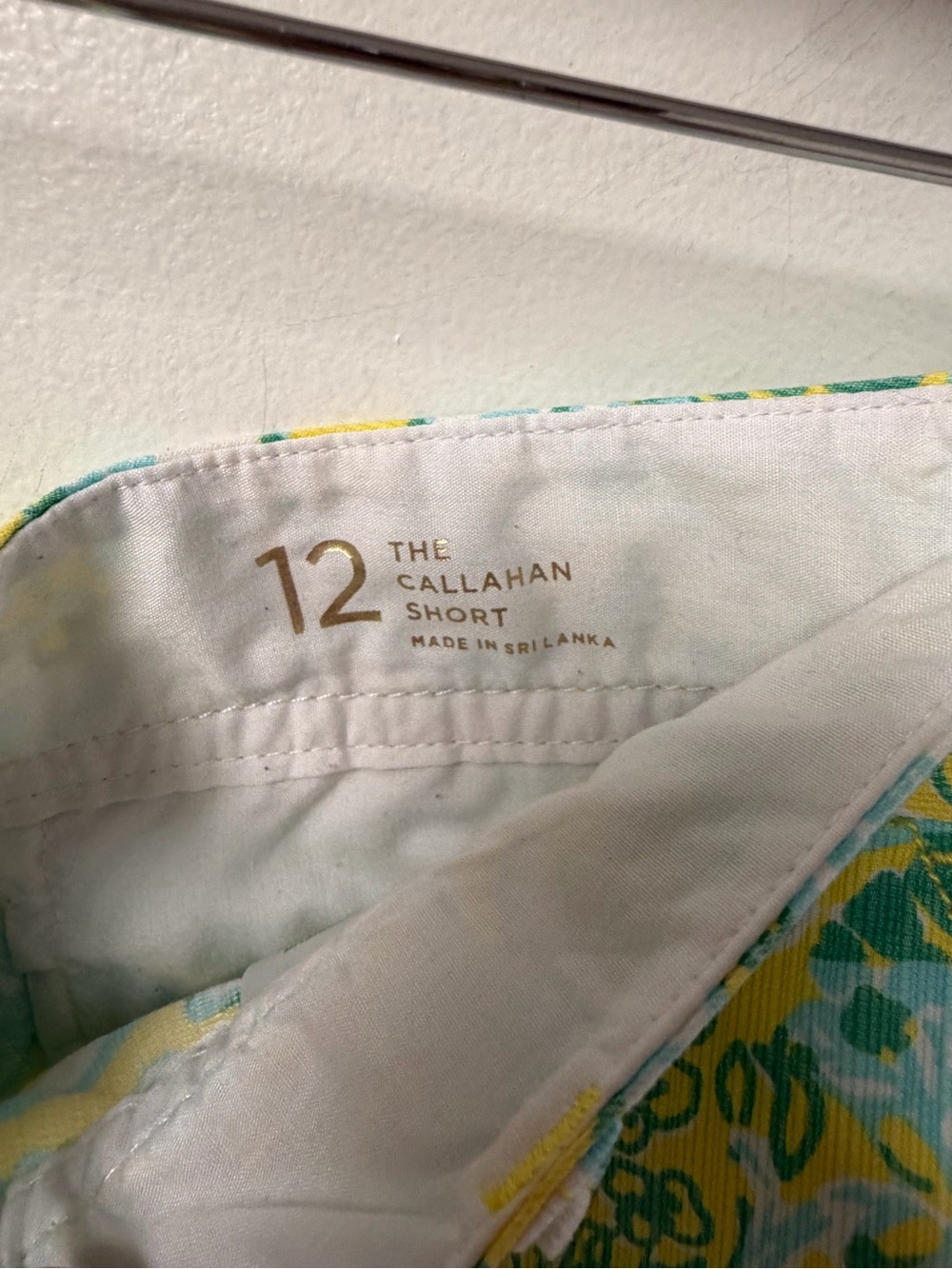 Lilly Pulitzer Callahan Shorts Dandelion Yellow Beach Gypsies Size 12 - Picture 4 of 6